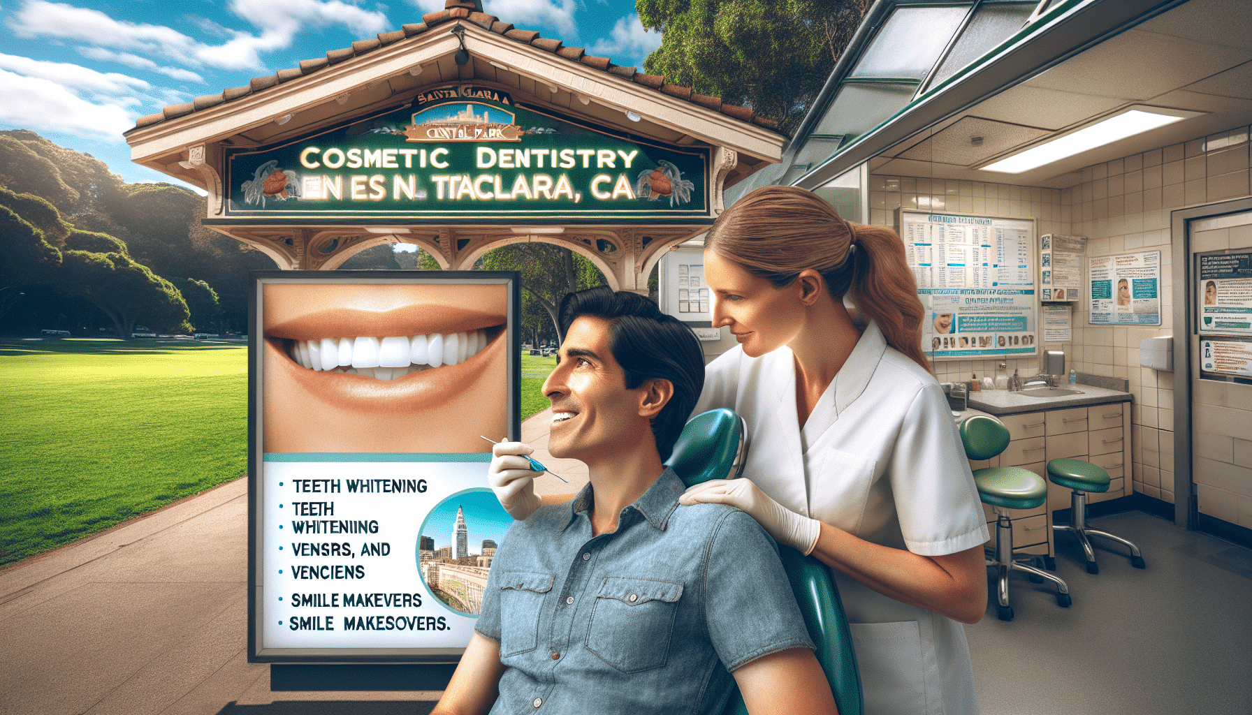 Cosmetic Dentist In Central Park Santa Clara California Calif CA