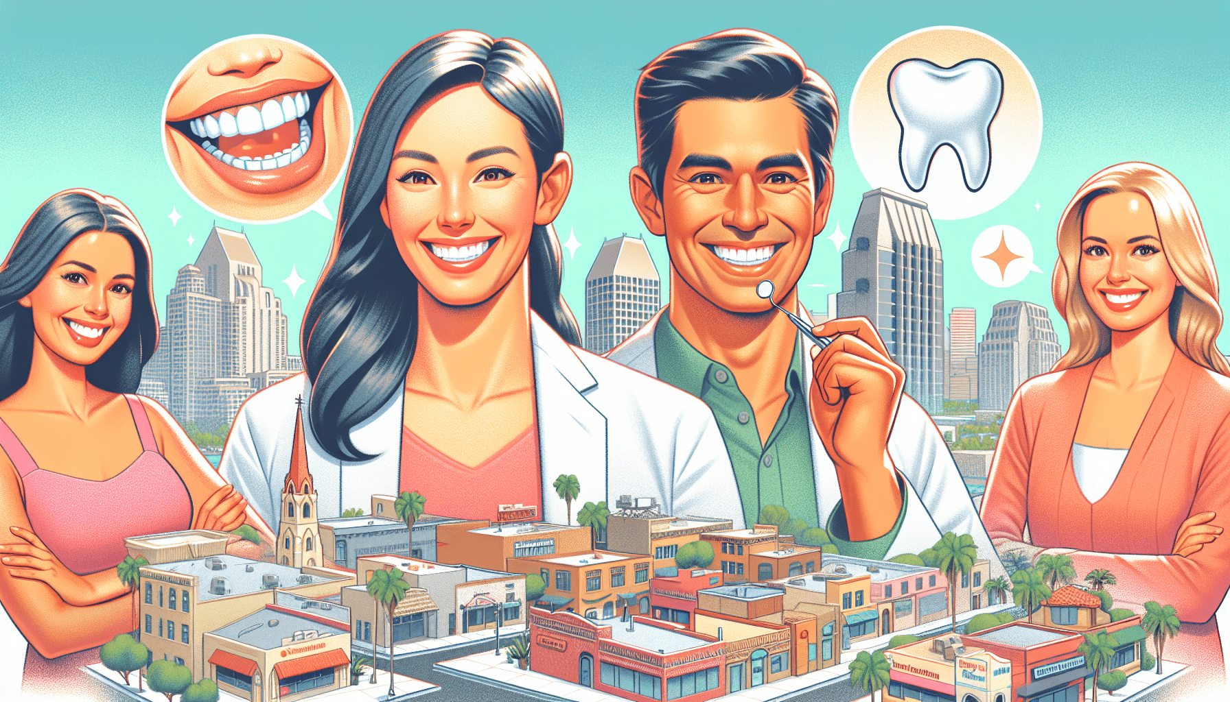 Cosmetic Dentist In East Village San Diego California Calif CA