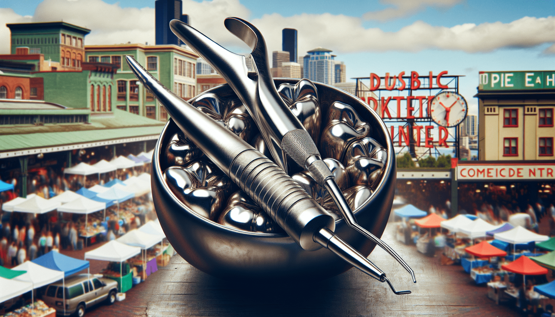 Cosmetic Dentist In Pike Place Market Seattle Washington Wash WA