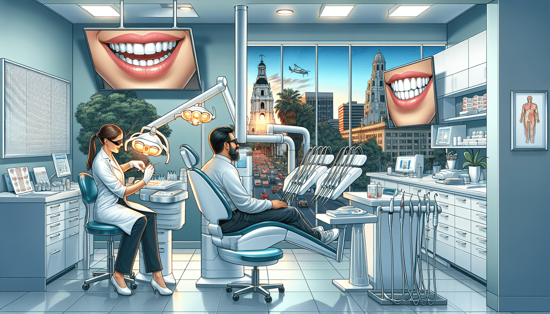 Cosmetic Dentist In Playhouse District Pasadena California Calif CA