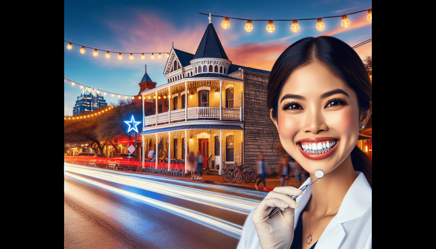 Cosmetic Dentist In Rainey Street Historic District Austin Texas TX