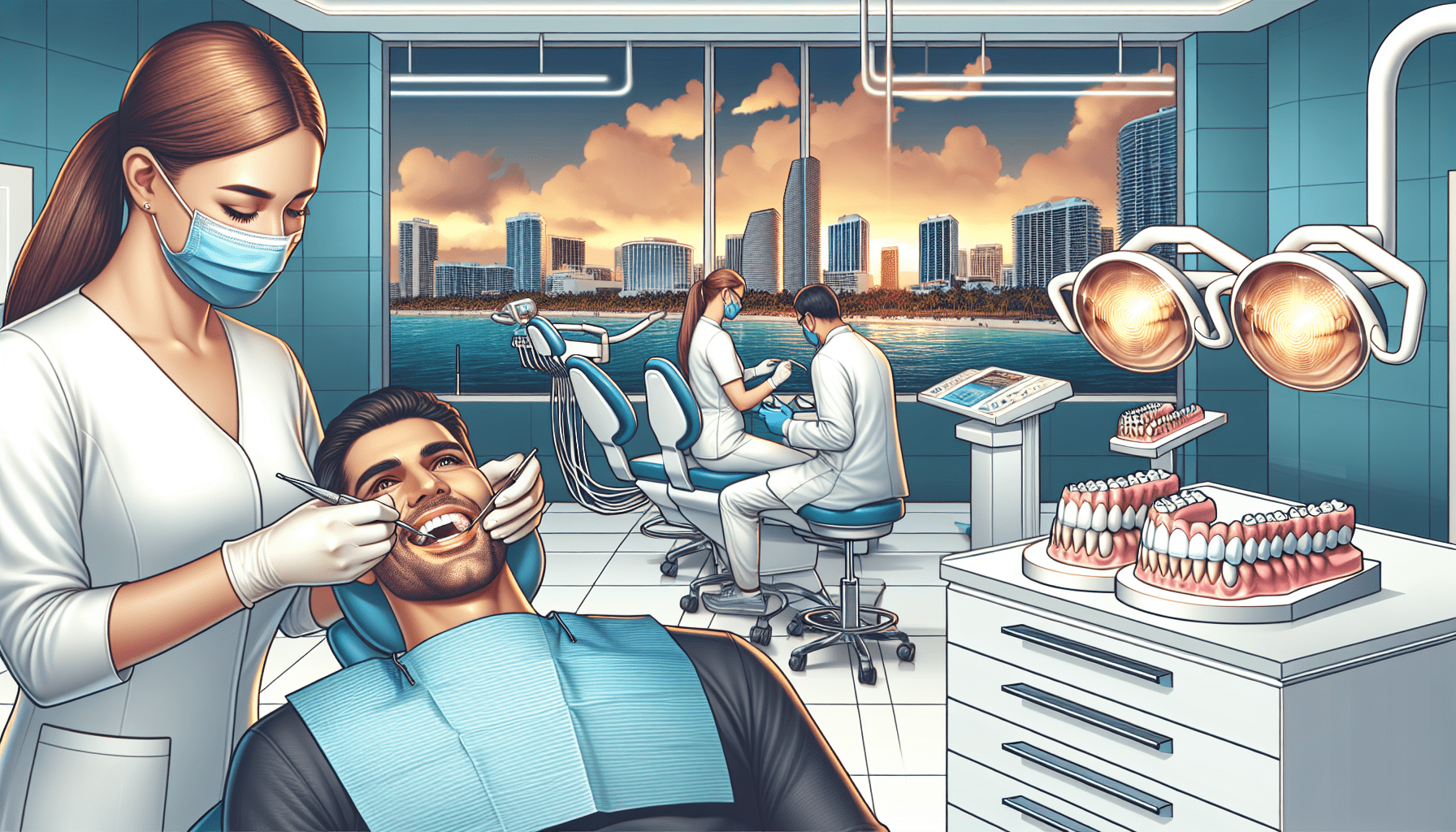 Cosmetic Dentist In Sunset Islands Miami Beach Florida FL